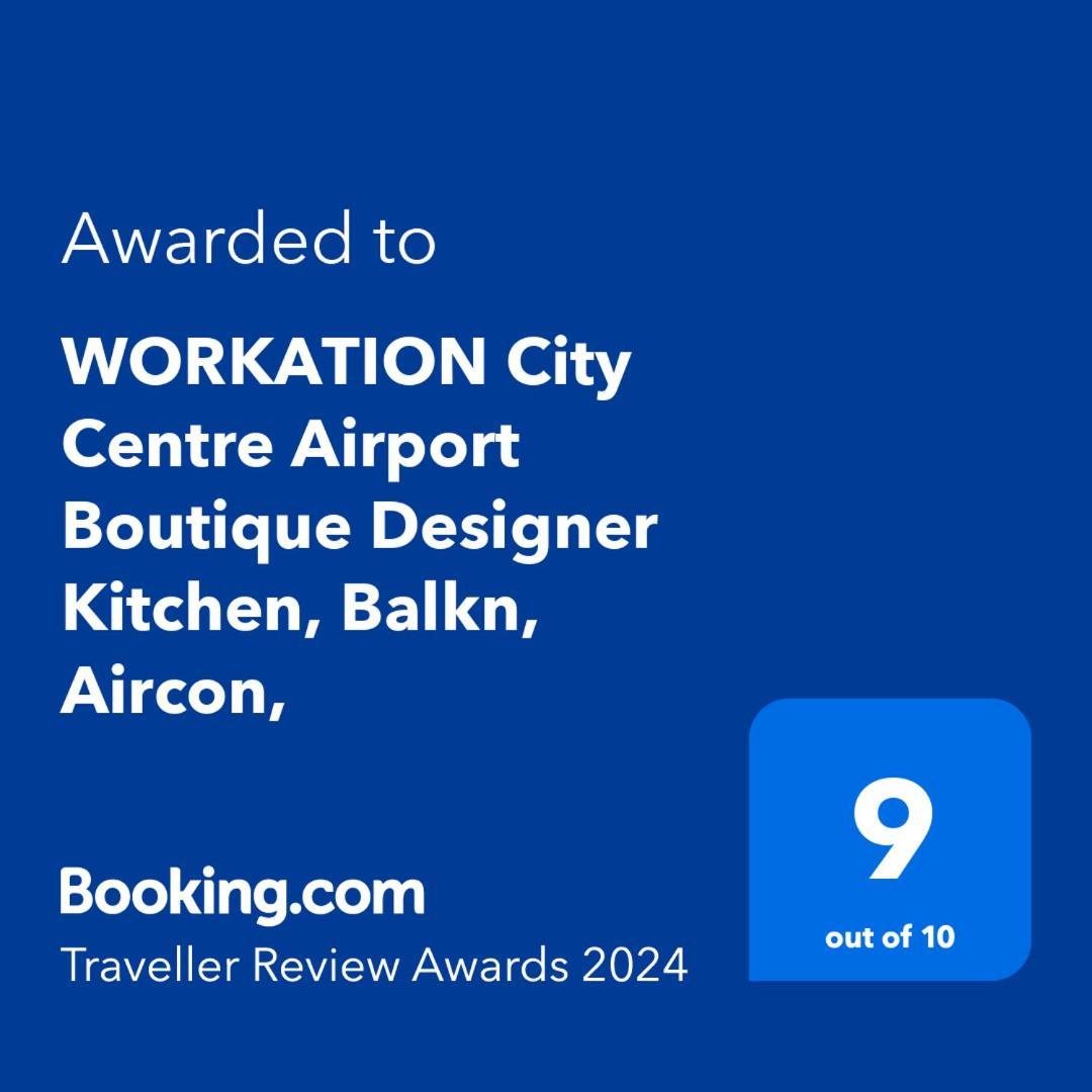 Workation Centre Airport Boutique Designer Bath, 3-4 Days Offer, Kitchen, Balkony, Aircon * Warsaw